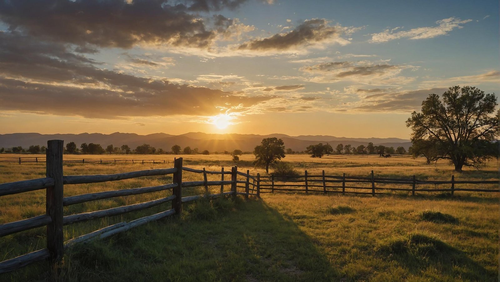 Fazenda Salvatore — campo ao entardecer no condomínio rural